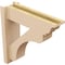 Ekena Millwork 6-in W x 30-in D x 38-in H Legacy Trad Rough Cedar Woodgrain TimberThane Outlooker, Primed Tan OUTUR060X30X38LEC04RCPR - alternate 6
